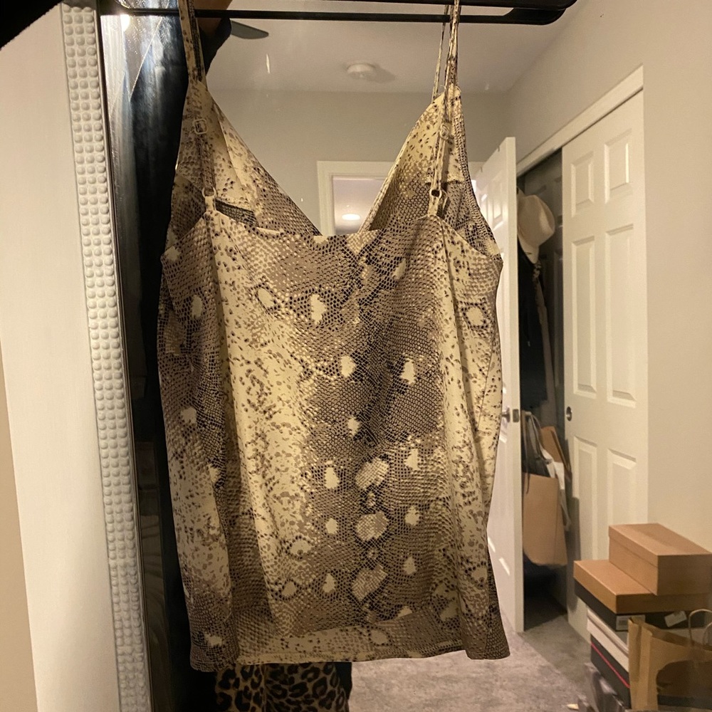 SOLD - Nasty Gal Snakeskin Tank Top - Picture 5 of 6